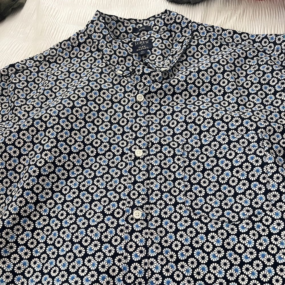 🆕 J. Crew Men’s Flex Washed Slim Fit Shirt size XL